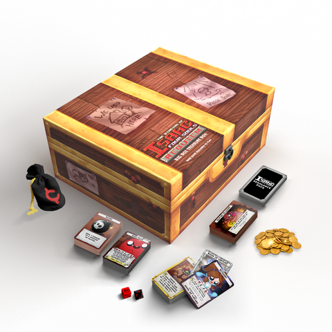 The Binding of Isaac: Four Souls Big Boi Treasure Box with Four Souls Eden Promo Card