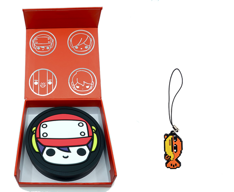 Cave Story®+ Drink Coasters and Egg Fish PVC Strap