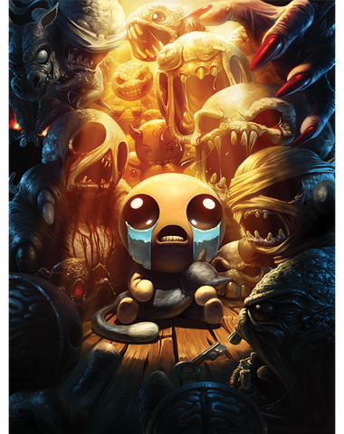 The Binding of Isaac Afterbirth+ Title Poster