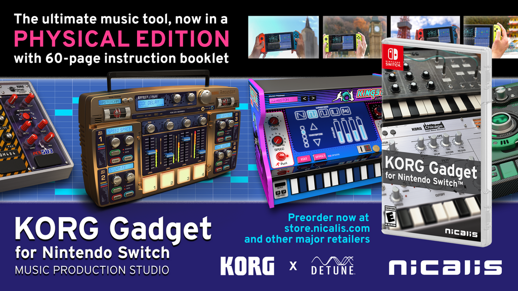 新品未開封 KORG Gadget for Nintendo Switch KORG Gadget for Nintendo Switch – Nicalis Store powered by