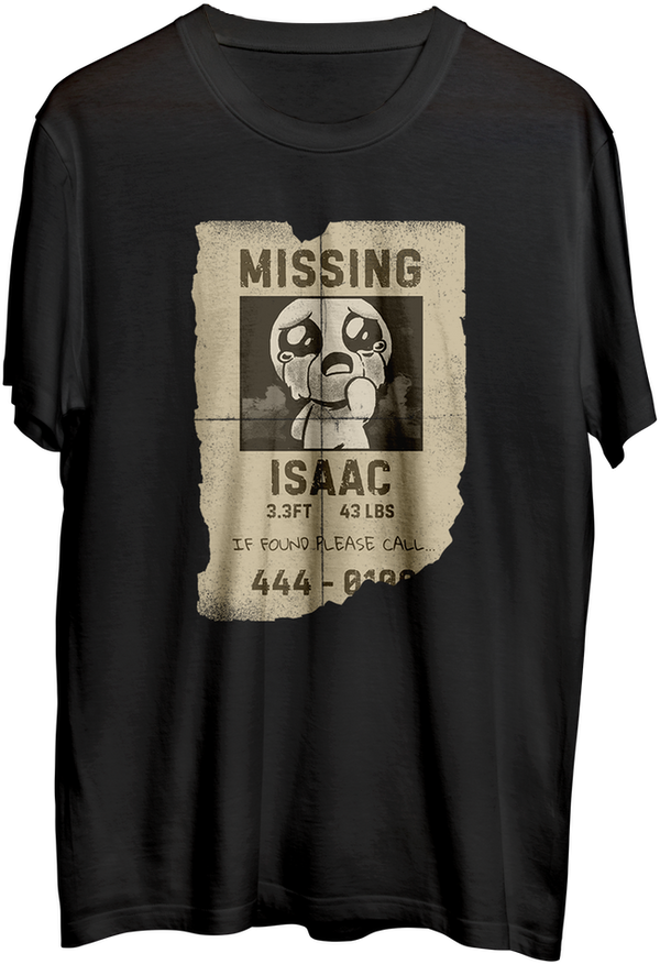 The Binding of Isaac: Missing Isaac T-Shirt