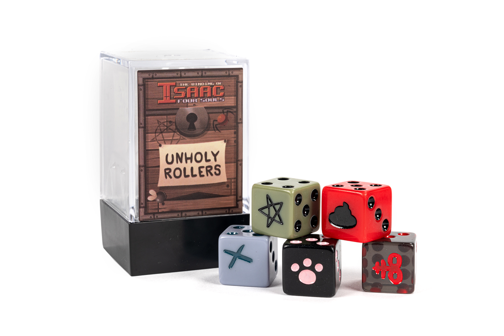 The Binding of Isaac Four Souls Unholy Rollers Dice Set Nicalis